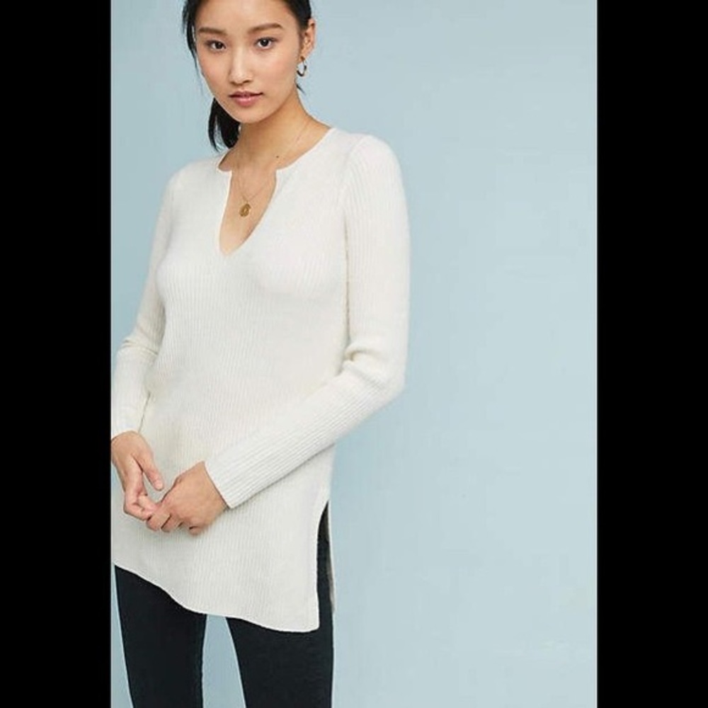 Anthropologie Amrita Tunic Ivory